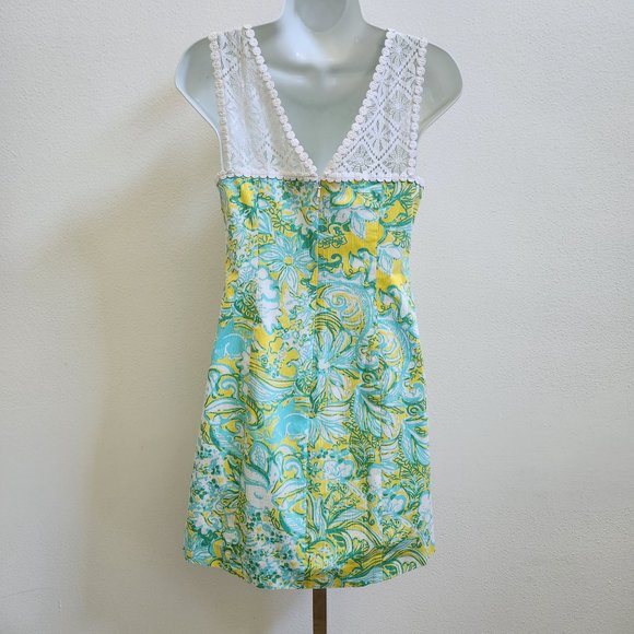 Lilly Pulitzer Sofia Shift Dandelion Yellow, size 0 - Picture 12 of 12